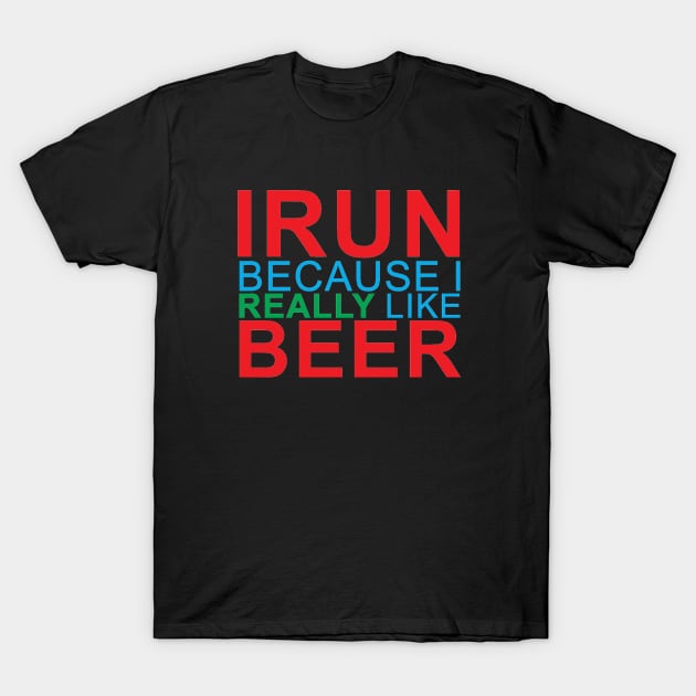 BEER RUN T-Shirt by CanicrossUS